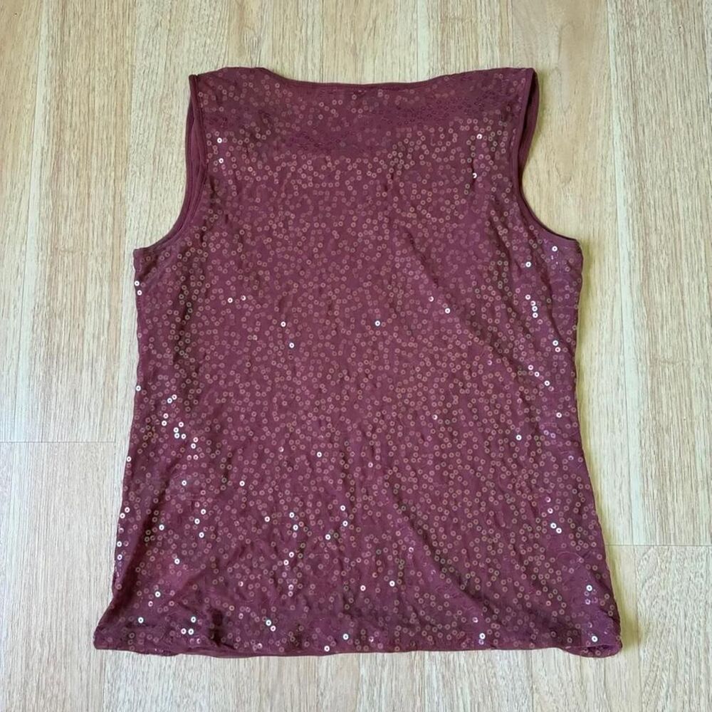 Joan-rivers-classics-collection Women's Pink and Burgundy Vest - Picture 7 of 7